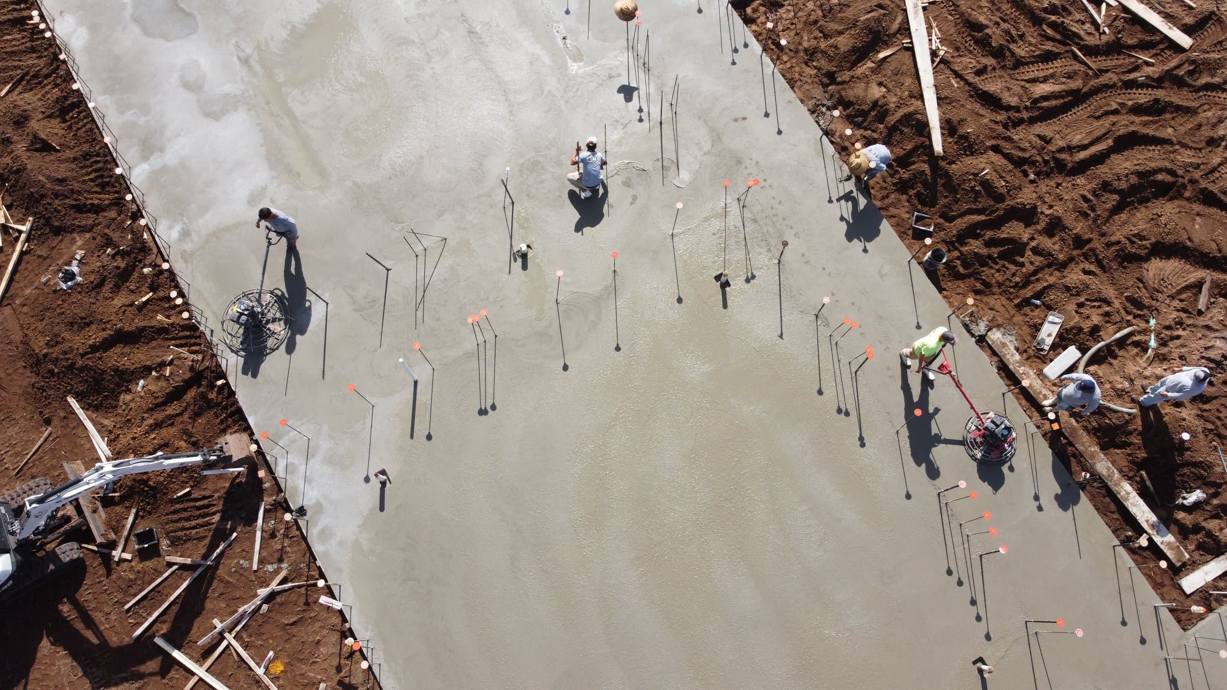 Commercial concrete construction photographed for ACC